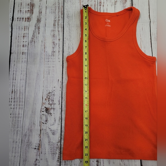 Cos Ribbed Tank Top Shirt Women's - Picture 4 of 5